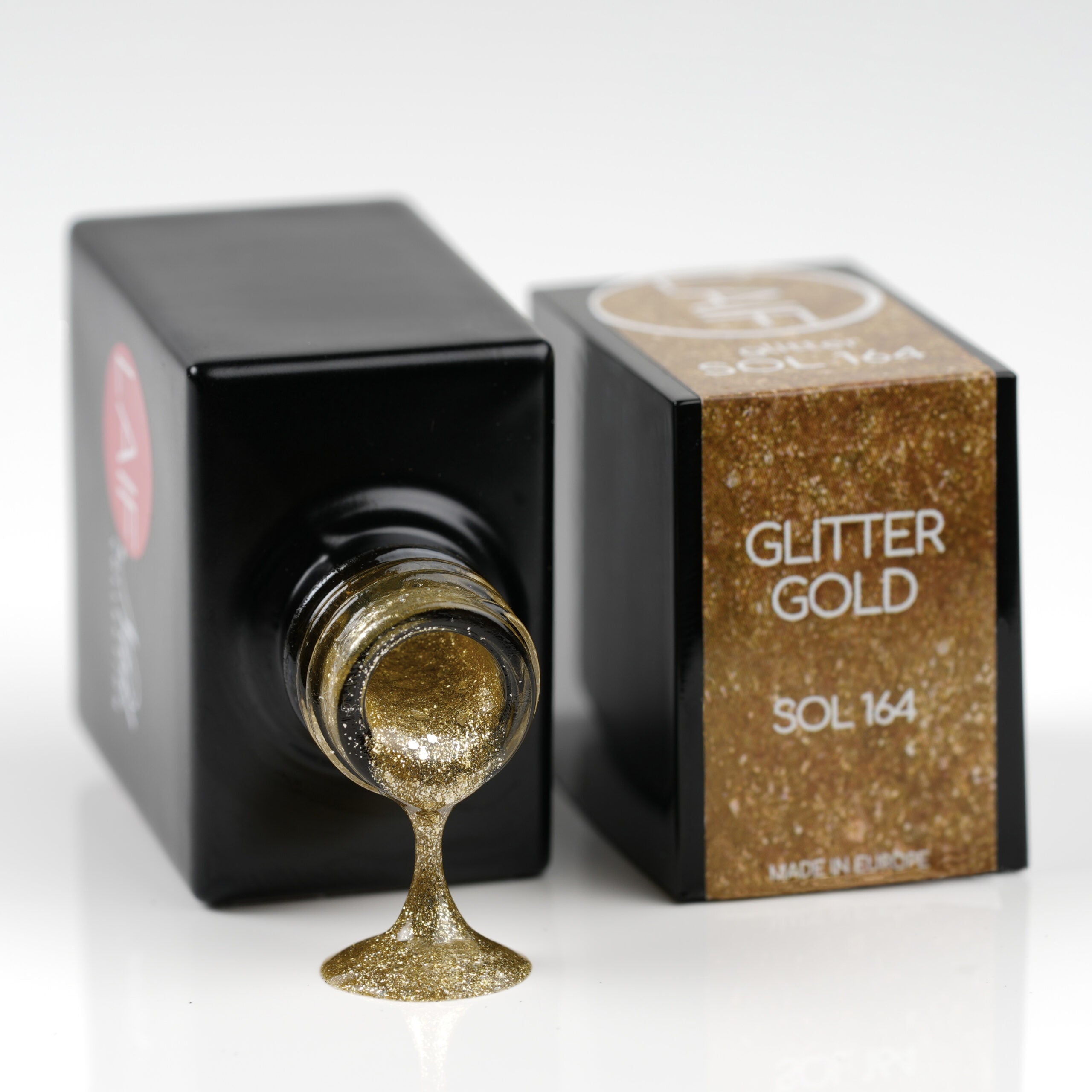 Soak Off 164 Glitter Gold