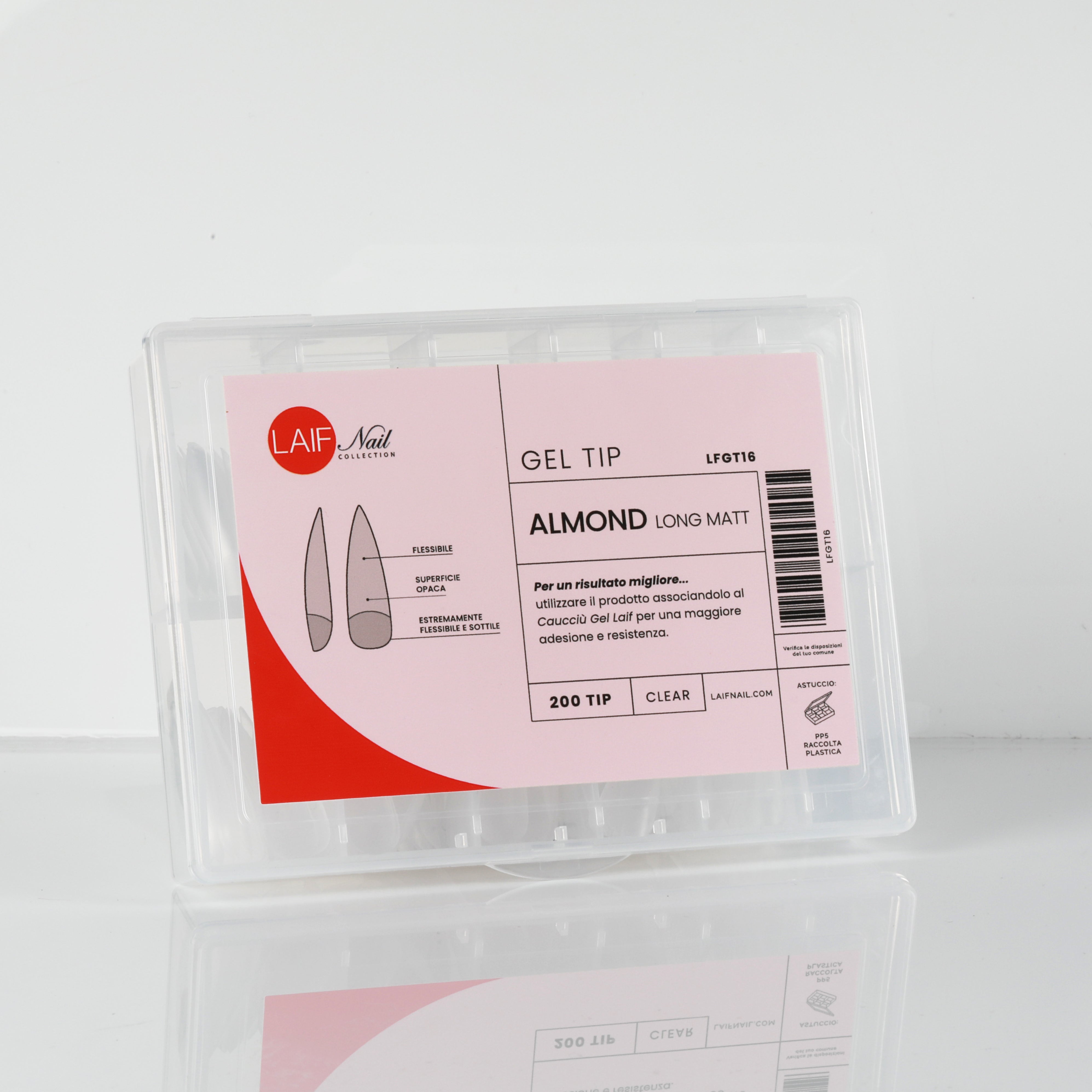 Gel Tip Almond Long Matt