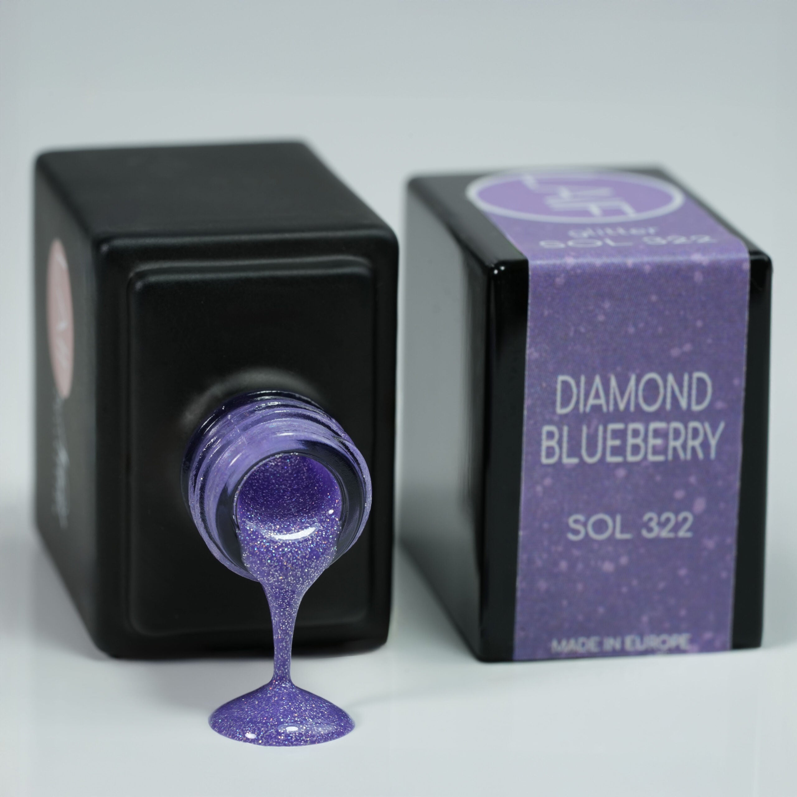 Soak Off 322 Diamond blueberry