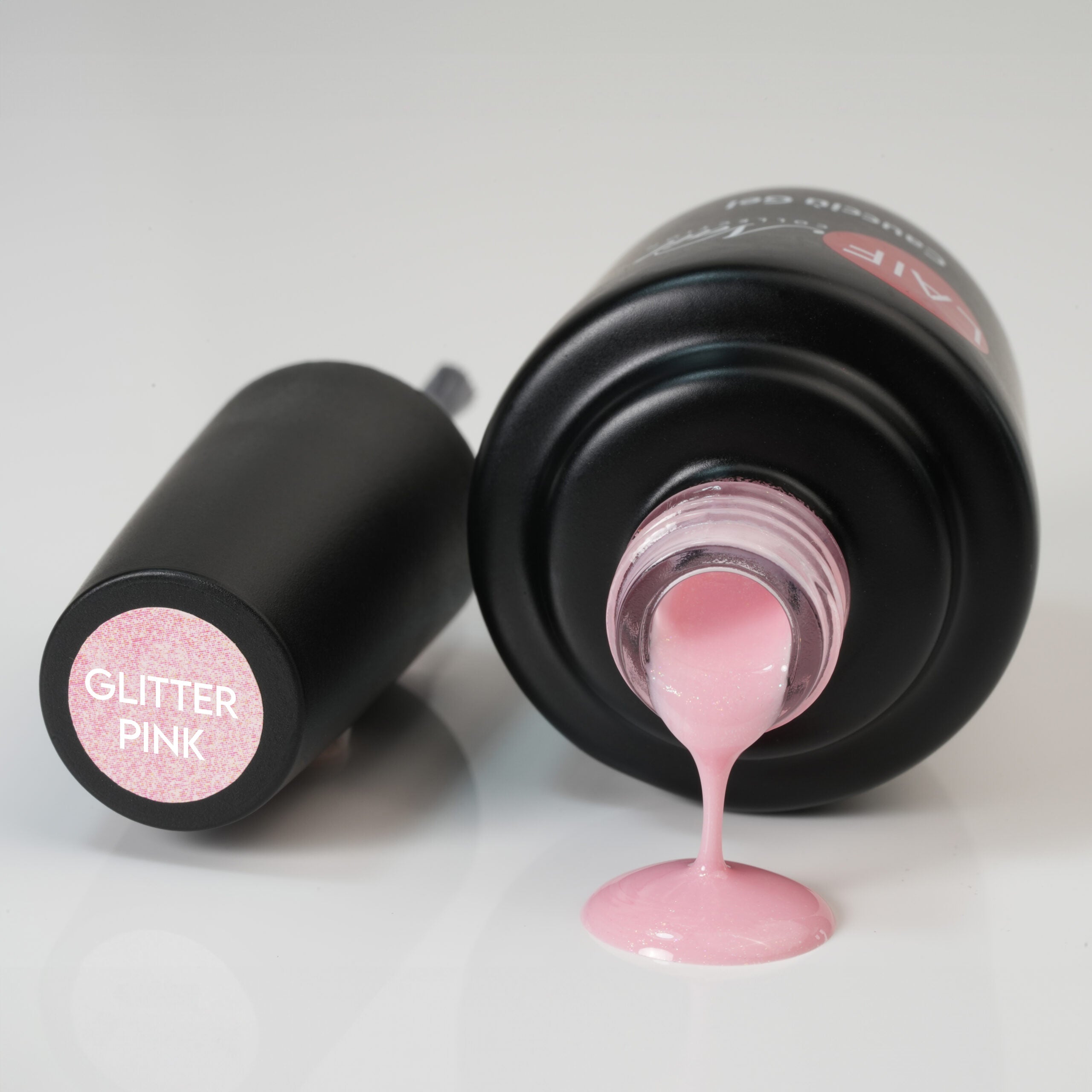 Caucciù Glitter Pink Gel