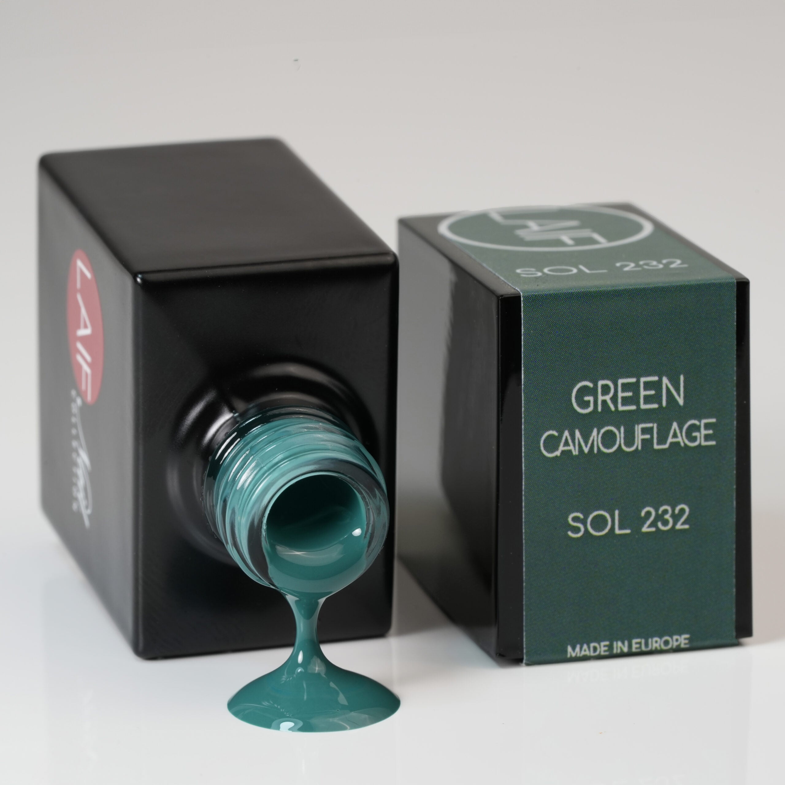 Soak Off 232 Green Camouflage